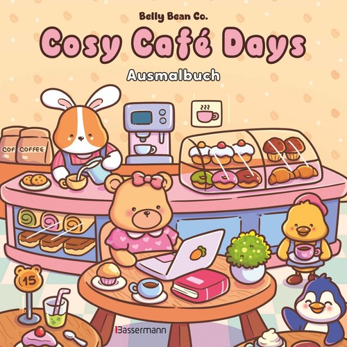 Cosy café days ausmalbuch - café,