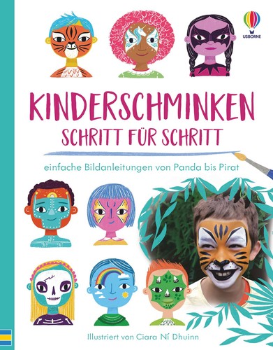 Kinderschminken schritt für - -,