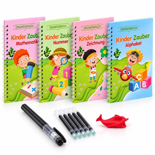 Magische übungshefte 4er set - Übungshefte,