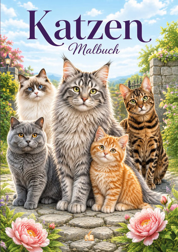 Katzen malbuch für - katzen,