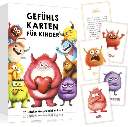 Gefühlskarten für kinder - kinder, |